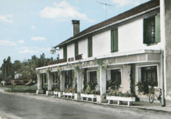 Luxey - Hotel de la gare en 1972