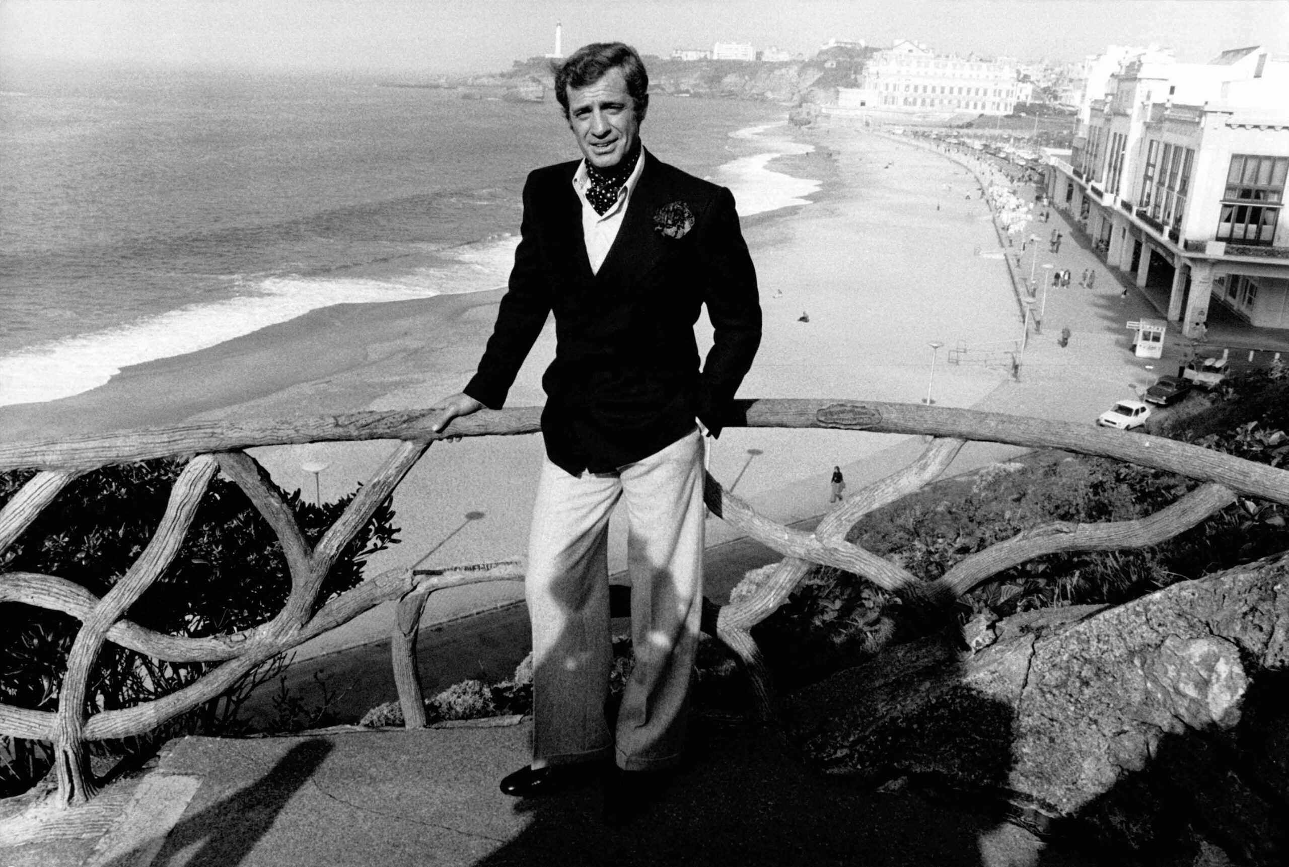 Jean-Paul Belmondo à Biarritz en 1973