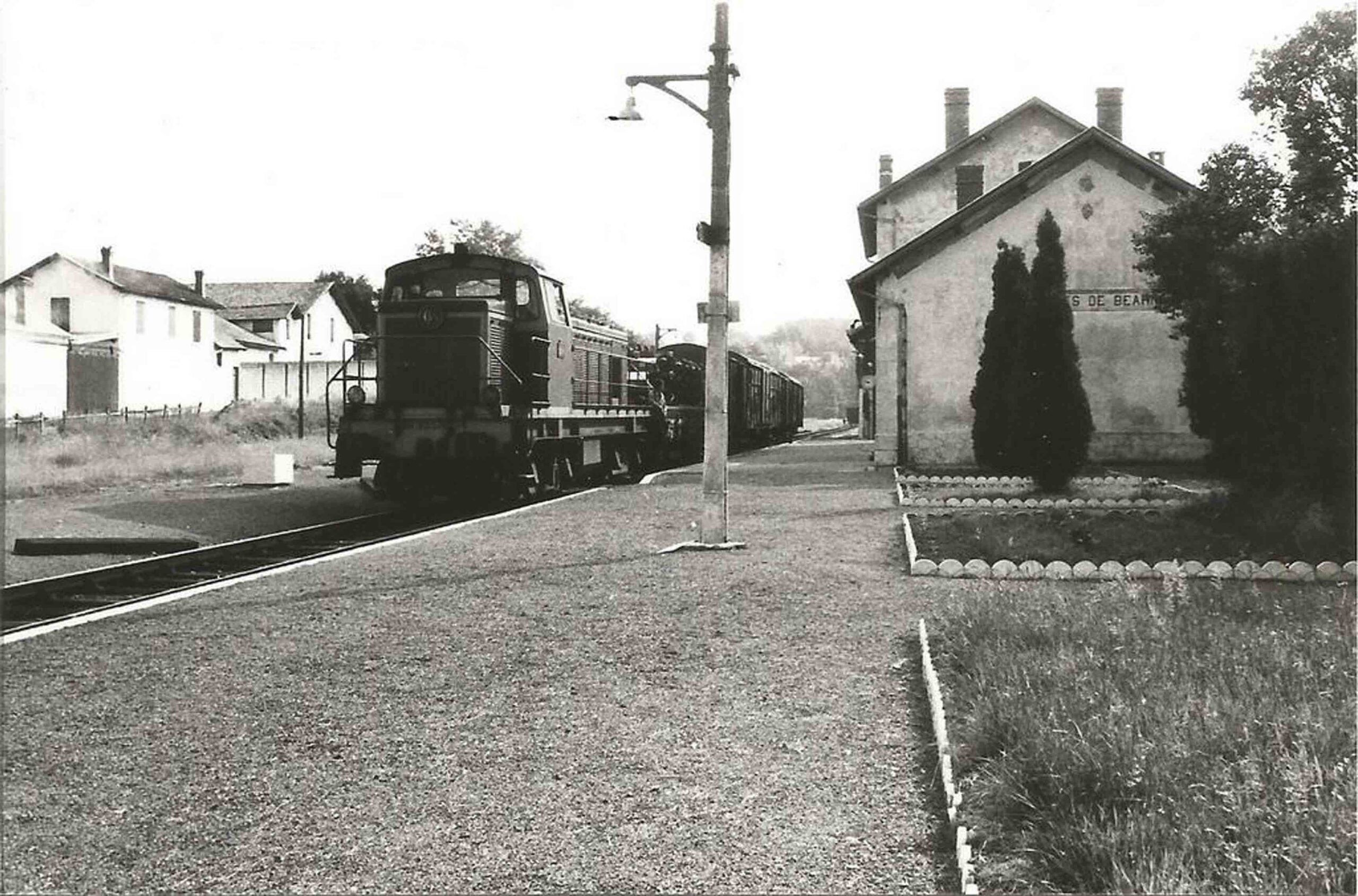 Gare de Salies-de-Béarn en 1973